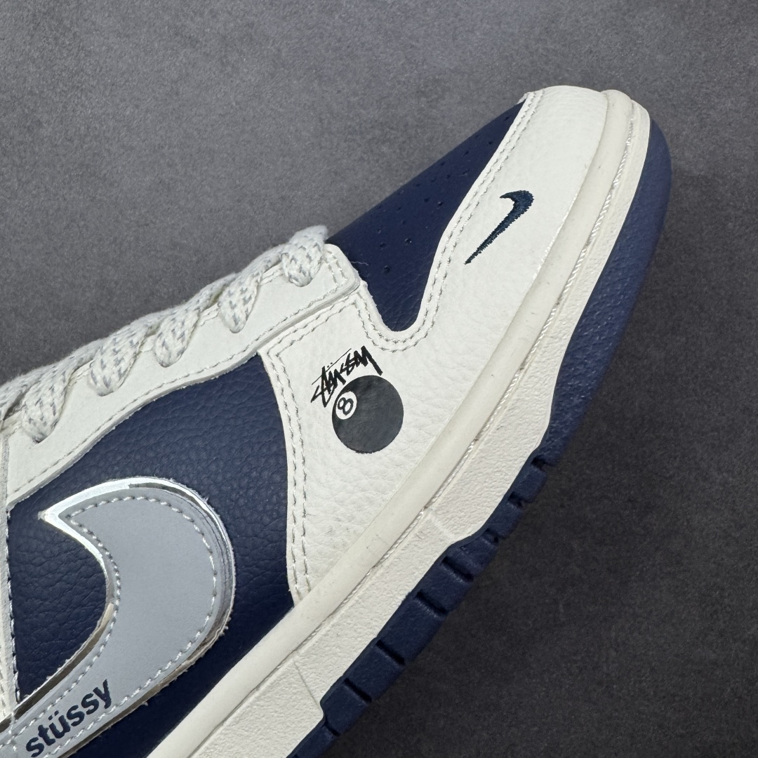  定制款 Dunk 斯图西 低筒 复古板鞋 休闲鞋 男鞋 女鞋 波鞋  灰白蓝 