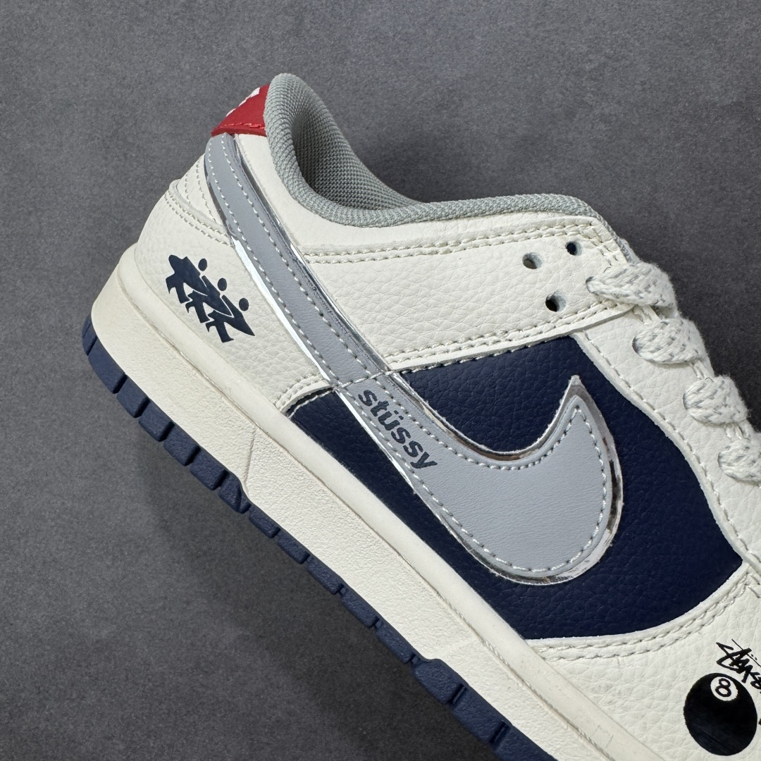  定制款 Dunk 斯图西 低筒 复古板鞋 休闲鞋 男鞋 女鞋 波鞋  灰白蓝 