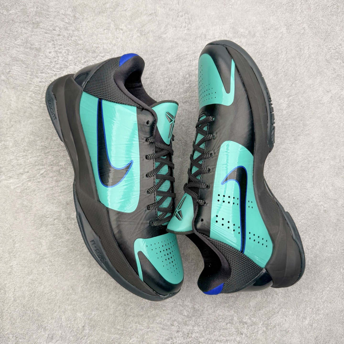 S2 Kobe5  科比 5  前掌气垫 后掌EVA 籃球鞋 球鞋 實戰鞋  真碳板  波鞋  黑绿 IH0274-300