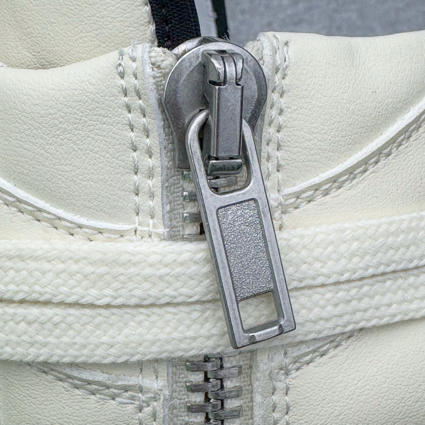 生胶底 RICK OWENS DRKSHDW RO 圆头 高筒  板鞋 休闲鞋 波鞋 男鞋 女鞋 拉链 帆布 白色  