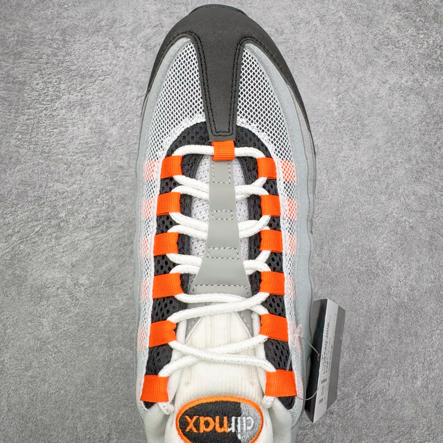 升级最终版 Corteiz Nike Air Max 95  低筒 网布防滑 运动鞋 休闲鞋 球鞋 男鞋 波鞋 灰橙 HM4740-005