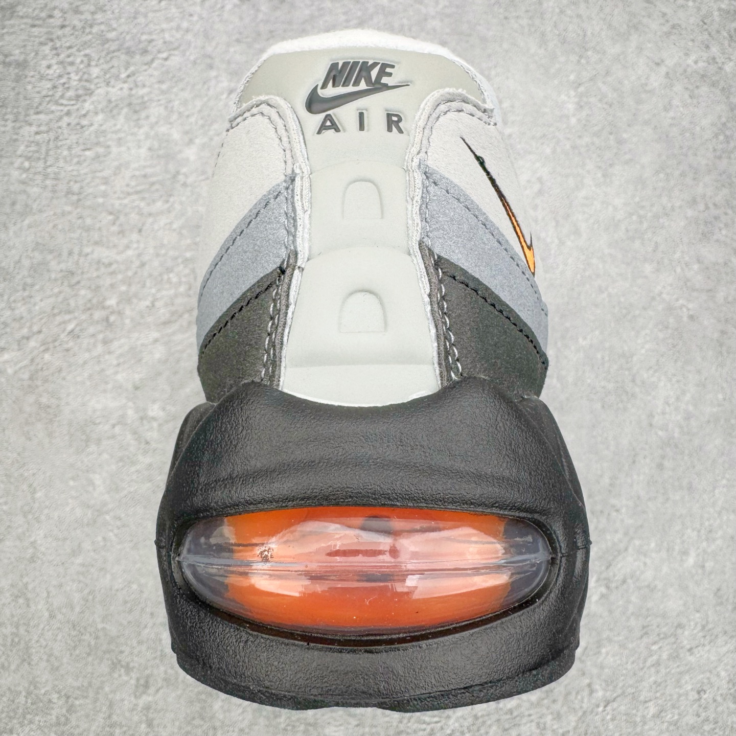 升级最终版 Corteiz Nike Air Max 95  低筒 网布防滑 运动鞋 休闲鞋 球鞋 男鞋 波鞋 灰橙 HM4740-005
