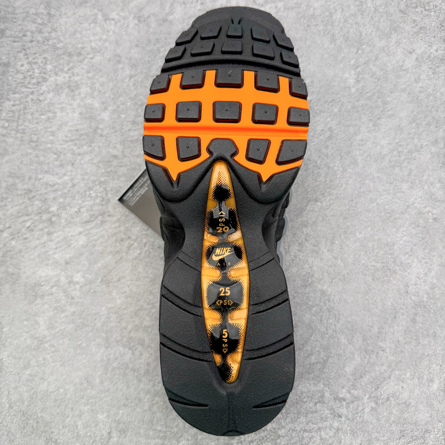 升级最终版 Corteiz Nike Air Max 95  低筒 网布防滑 运动鞋 休闲鞋 球鞋 男鞋 波鞋 灰橙 HM4740-005