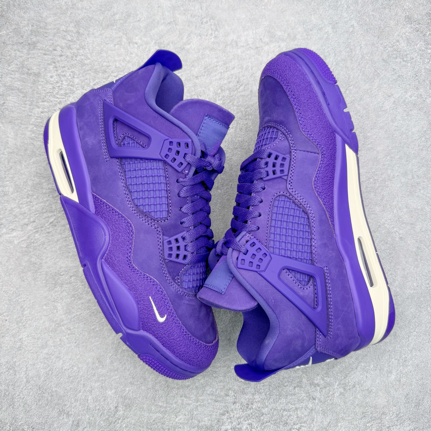 Nigel Sylvester  Air Jordan AJ4   低筒 男鞋  女鞋 耐磨透气 籃球鞋 板鞋 波鞋B0 紫色  HF4340-500