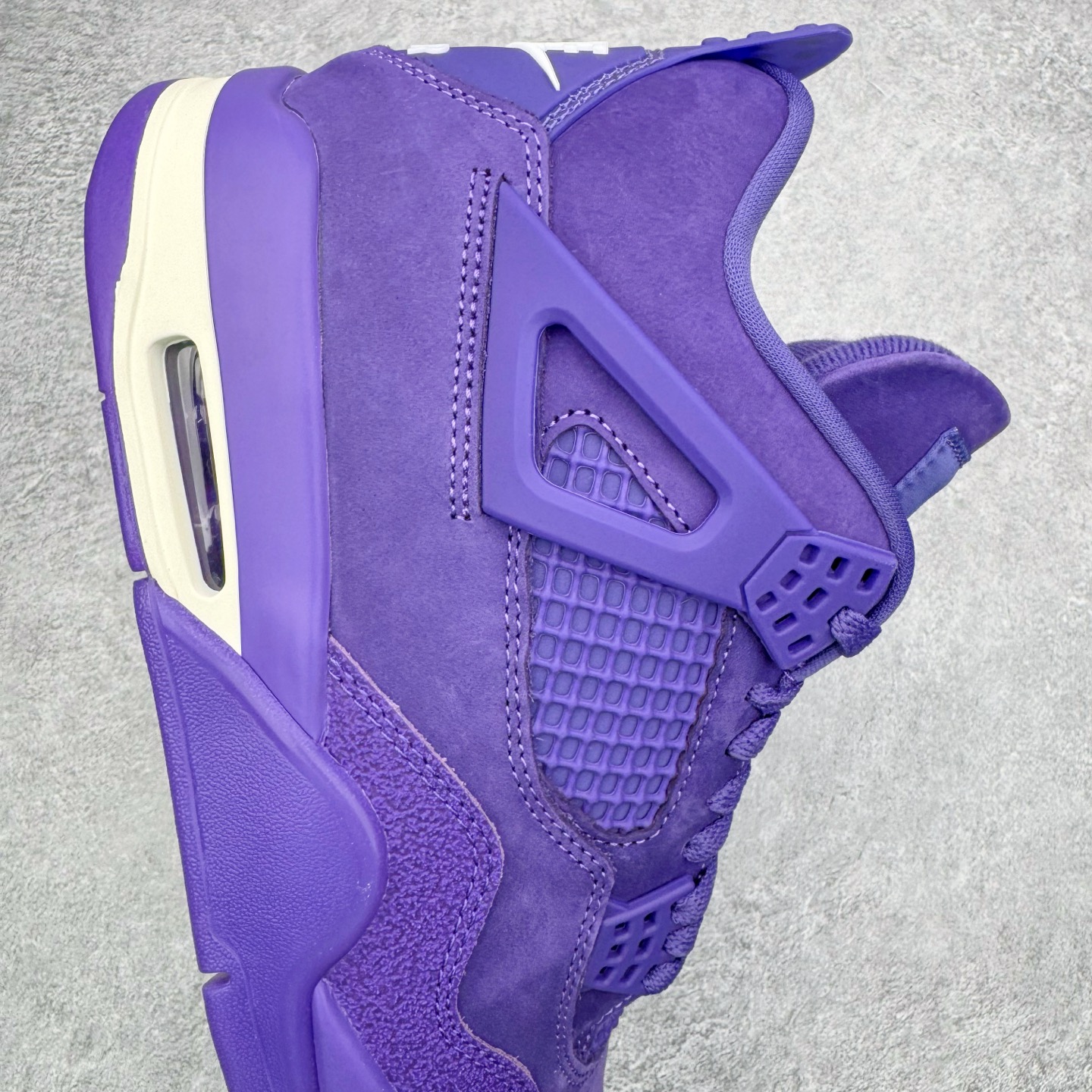 Nigel Sylvester  Air Jordan AJ4   低筒 男鞋  女鞋 耐磨透气 籃球鞋 板鞋 波鞋B0 紫色  HF4340-500