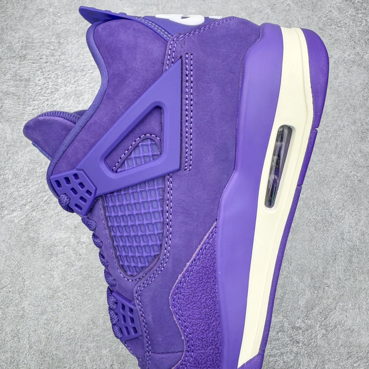 Nigel Sylvester  Air Jordan AJ4   低筒 男鞋  女鞋 耐磨透气 籃球鞋 板鞋 波鞋B0 紫色  HF4340-500