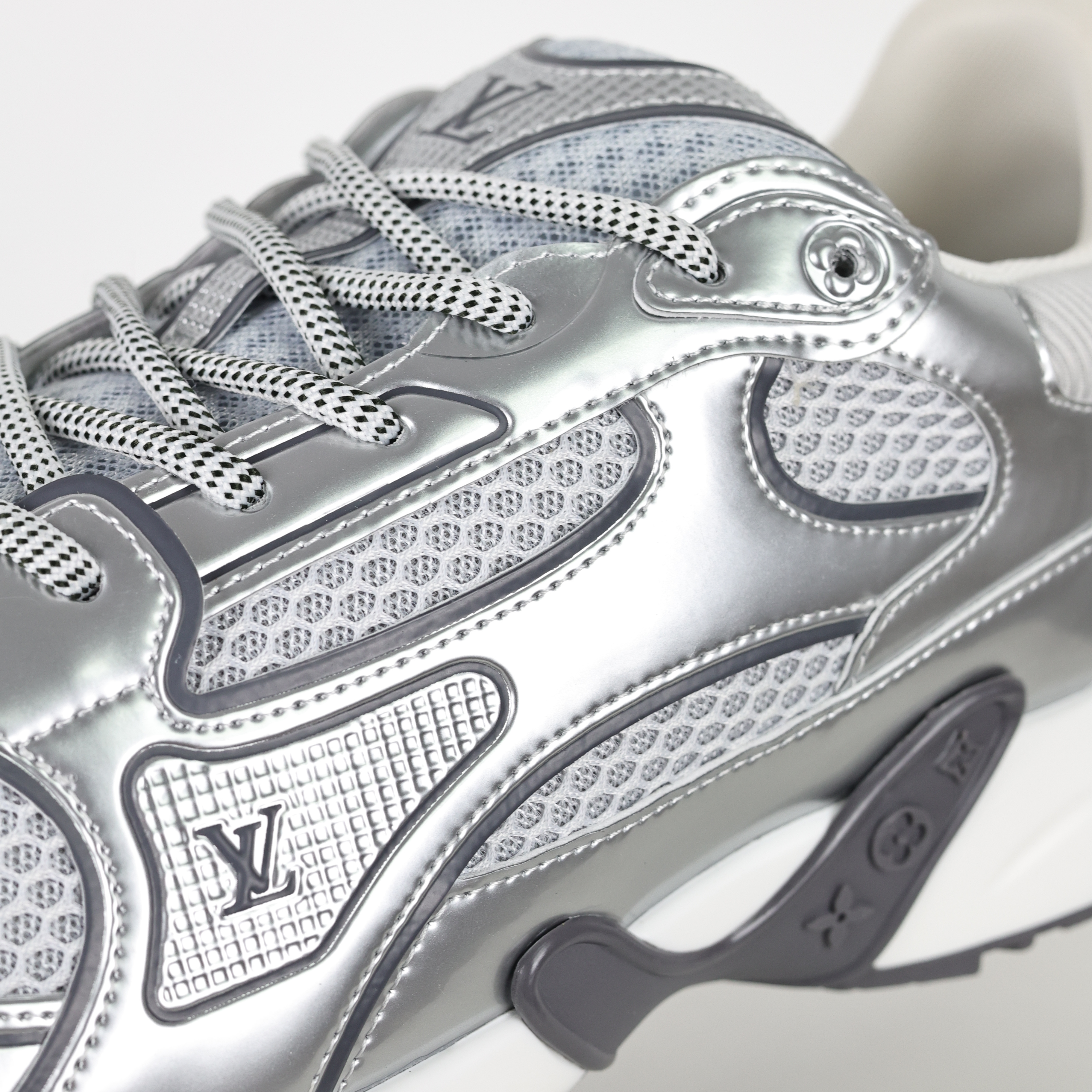 LOUIS VUITTON Olympia LV 路易威登 低筒 圆头 休闲鞋 板鞋 运动鞋 男鞋 女鞋 波鞋C0  银色 1AHOHT