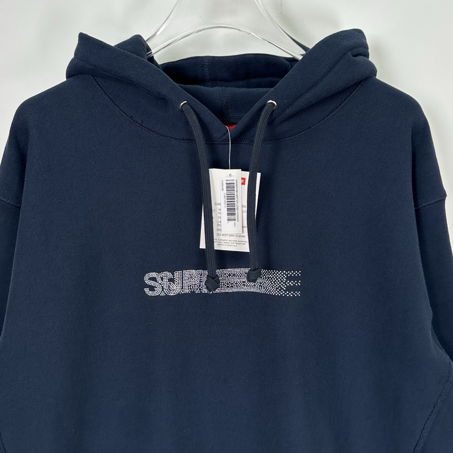 三色 Supreme 25 钻幻影卫衣 施华洛世奇 连帽  卫衣 纯色 男女同款  SUP-FW25-014