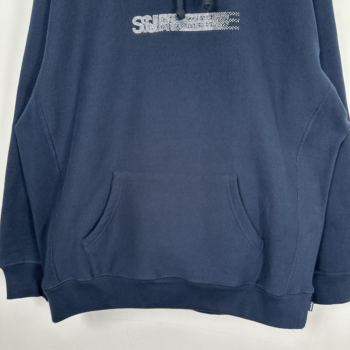 三色 Supreme 25 钻幻影卫衣 施华洛世奇 连帽  卫衣 纯色 男女同款  SUP-FW25-014