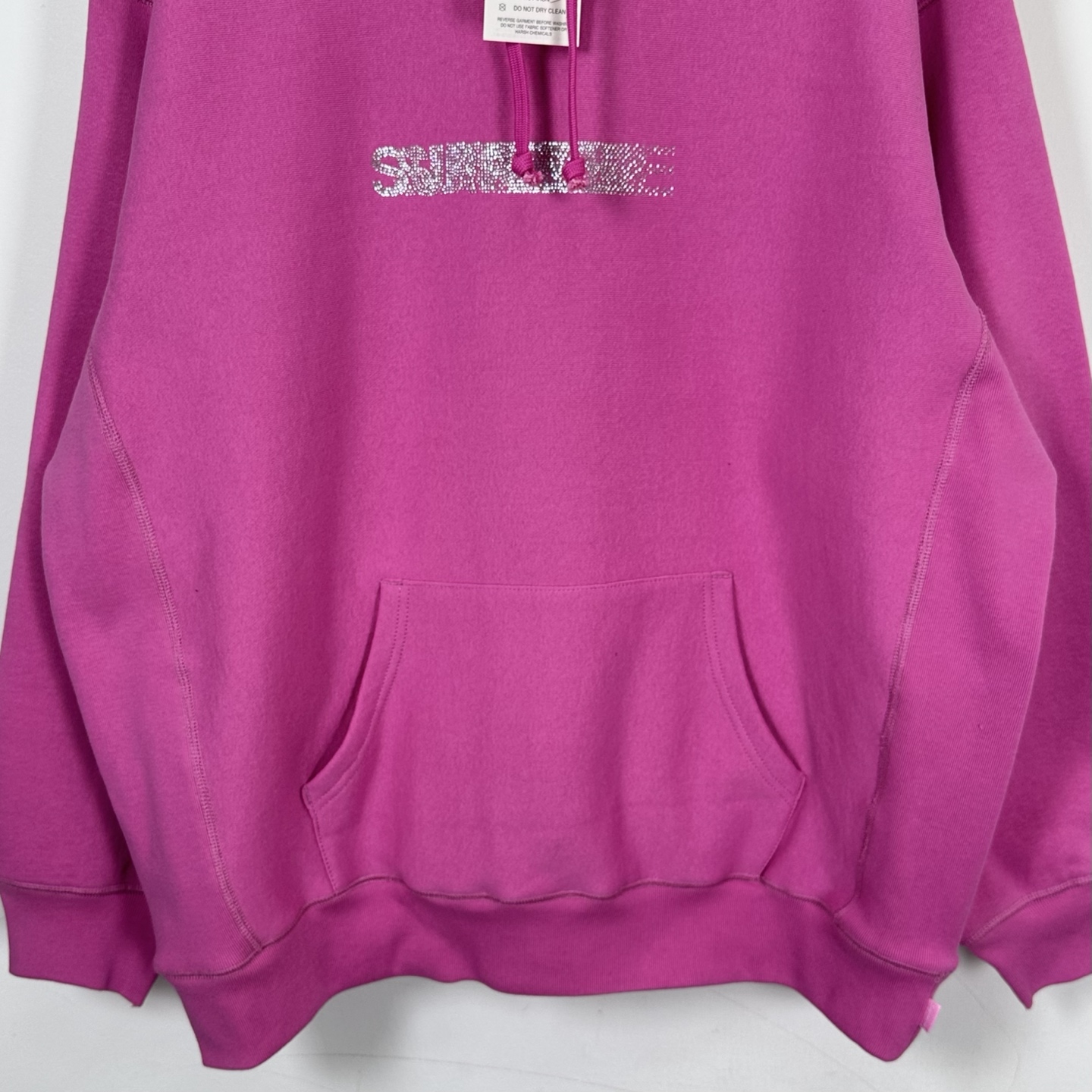 三色 Supreme 25 钻幻影卫衣 施华洛世奇 连帽  卫衣 纯色 男女同款  SUP-FW25-014