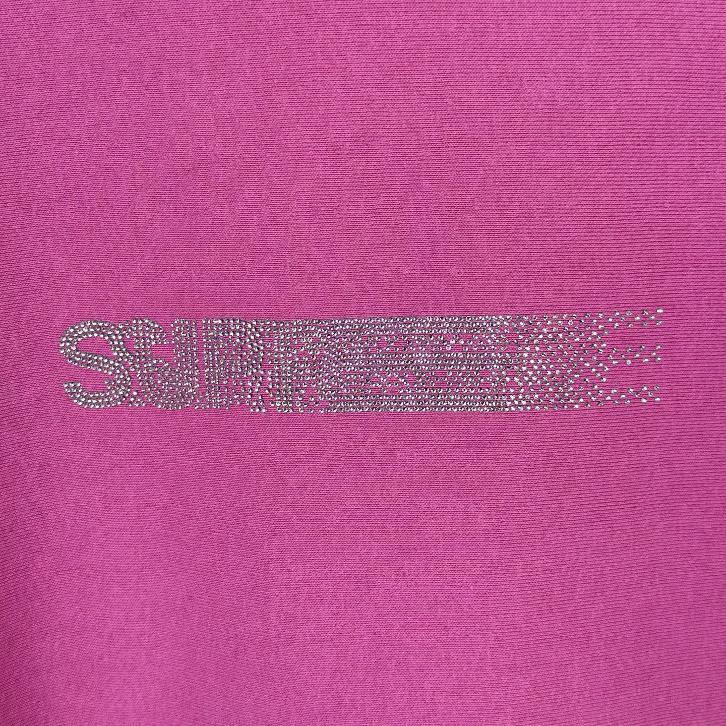 三色 Supreme 25 钻幻影卫衣 施华洛世奇 连帽  卫衣 纯色 男女同款  SUP-FW25-014