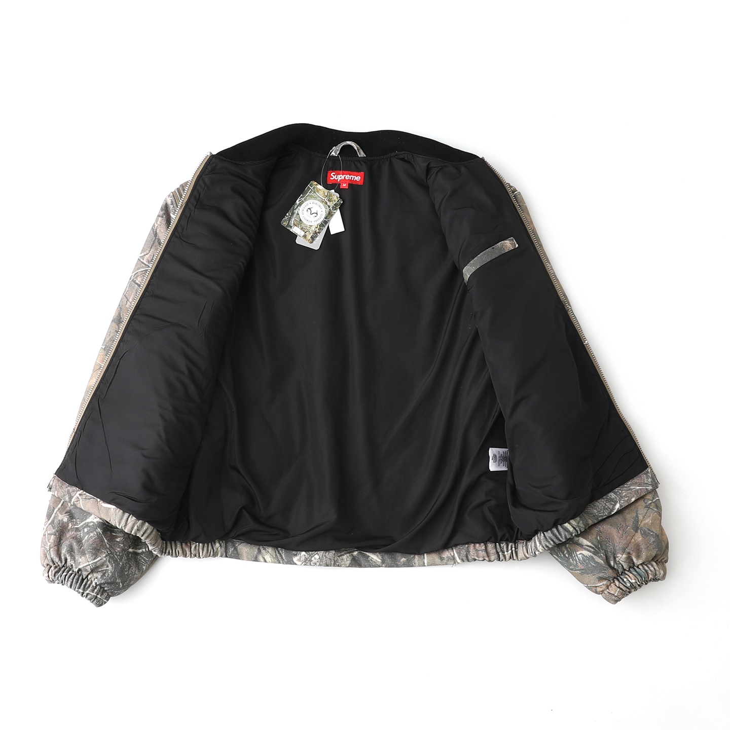 Supreme FW25 WEEK1 Zip-Off Sleeve Quilted Bomber Jacket 马甲二合一 棉服 纯色 男女同款B0   