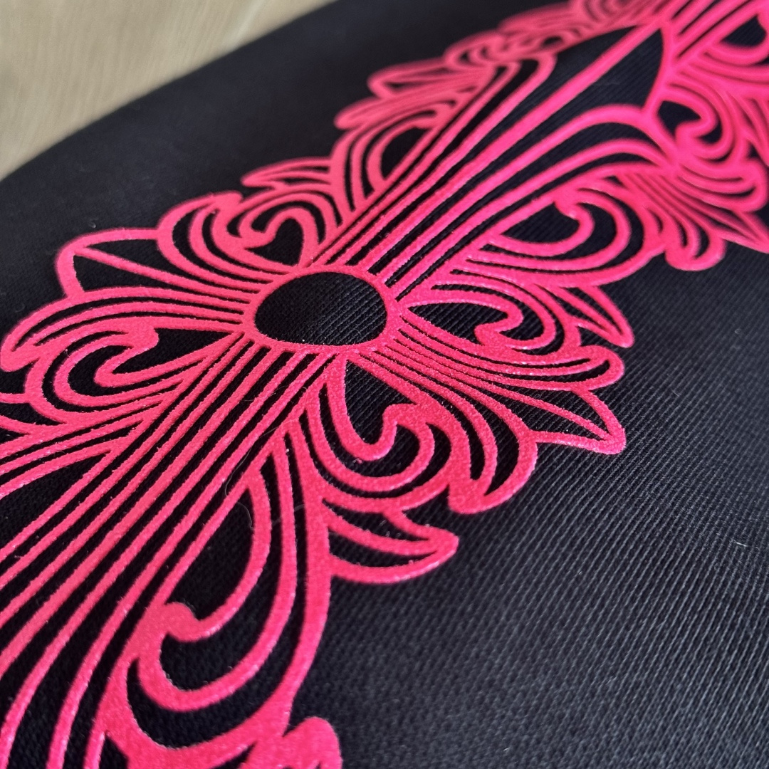 925纯银 Chrome Hearts 克罗心 水洗宝剑 外套 夹克 长袖 拉链黑红A5 CH-20251128 