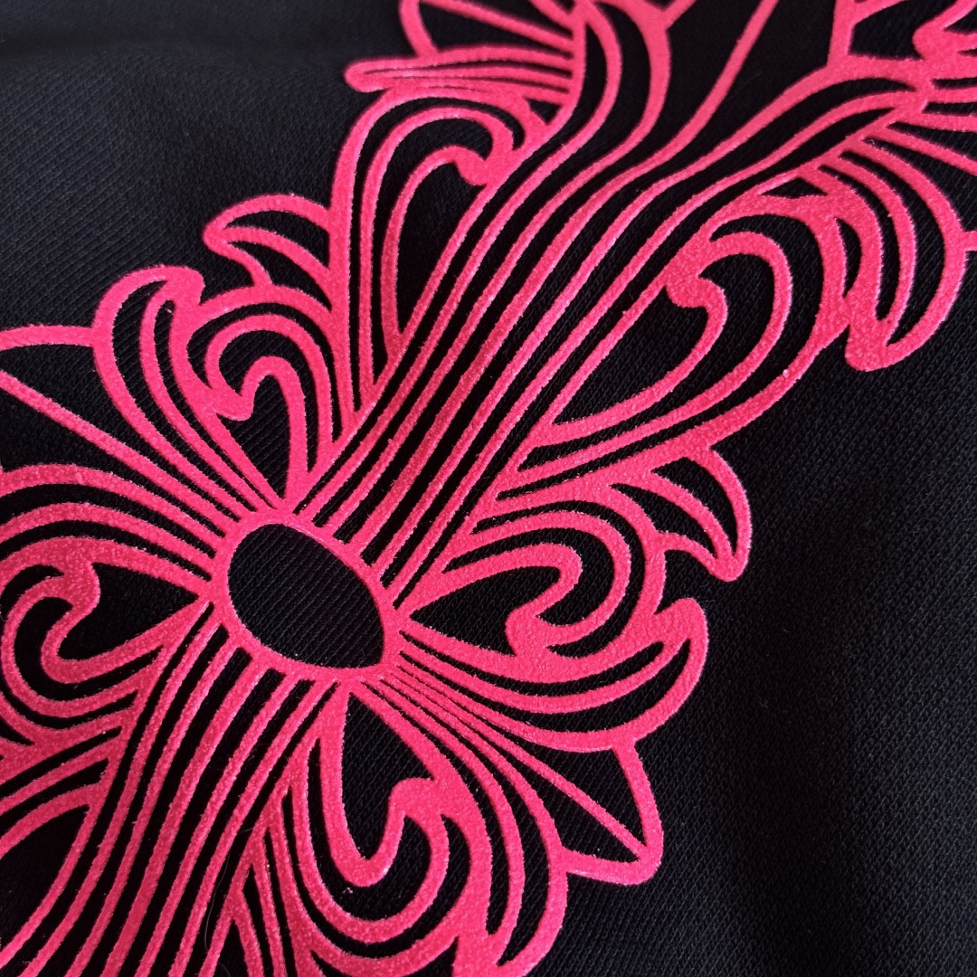 925纯银 Chrome Hearts 克罗心 水洗宝剑 外套 夹克 长袖 拉链黑红A5 CH-20251128 