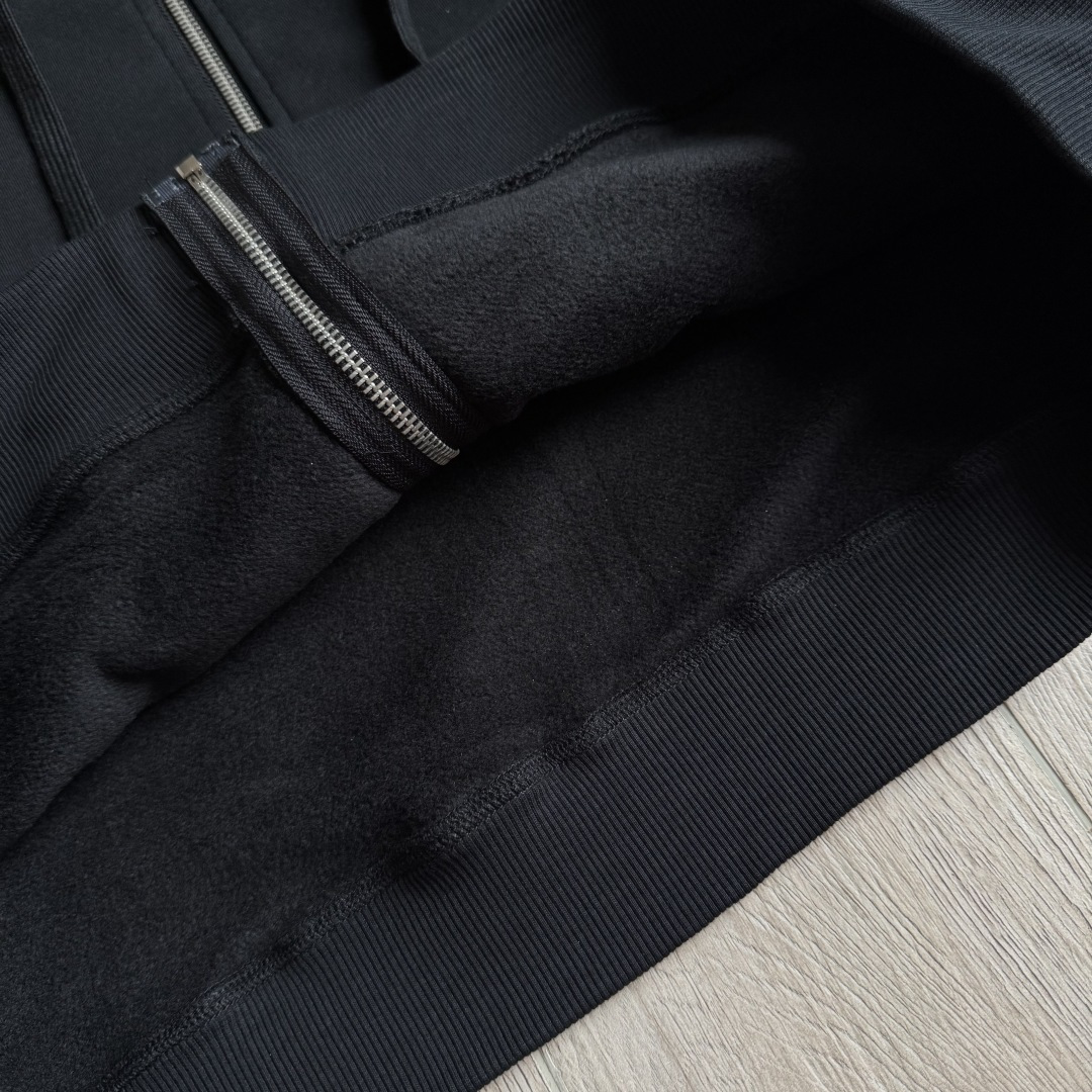 925纯银 Chrome Hearts DEADLY DOLL 克罗心 字母图案印花  宝剑 外套 夹克 长袖 拉链黑色A5 CH-04166512