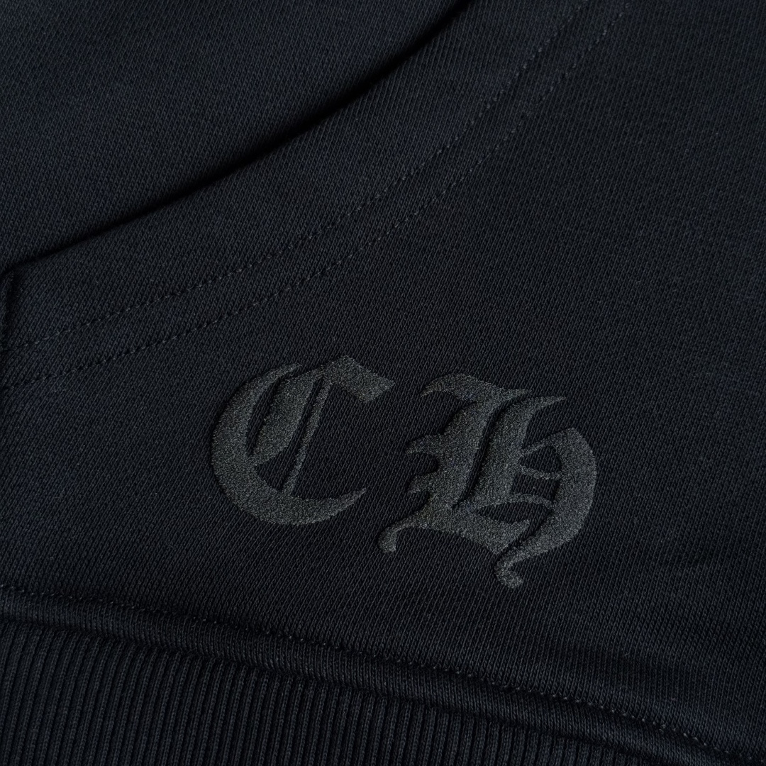 925纯银 Chrome Hearts DEADLY DOLL 克罗心 字母图案印花  宝剑 外套 夹克 长袖 拉链黑色A5 CH-04166512