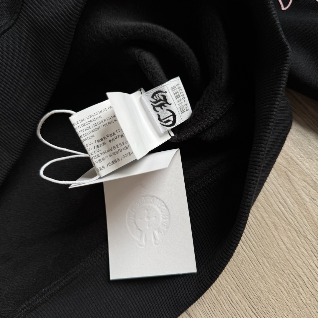 925纯银 Chrome Hearts DEADLY DOLL 克罗心 字母图案印花  宝剑 外套 夹克 长袖 拉链黑色A5 CH-04166512