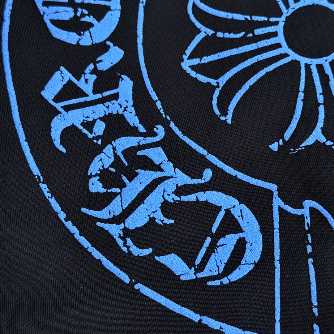 925纯银 Chrome Hearts  克罗心 字母图案印花  宝剑 外套 夹克 长袖 拉链黑蓝A5