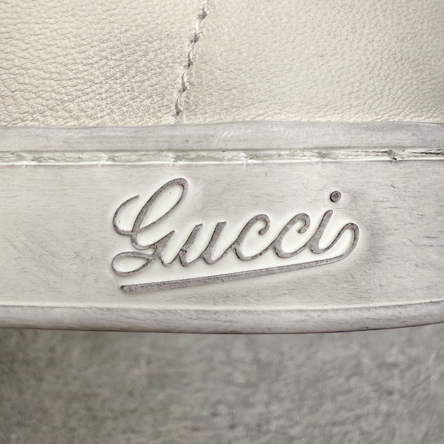 GUCCI古驰 高筒 牛皮 皮革 复古 圆头抽绳  生活休闲鞋 男款 女款  白色 221825 ADFX0 9060