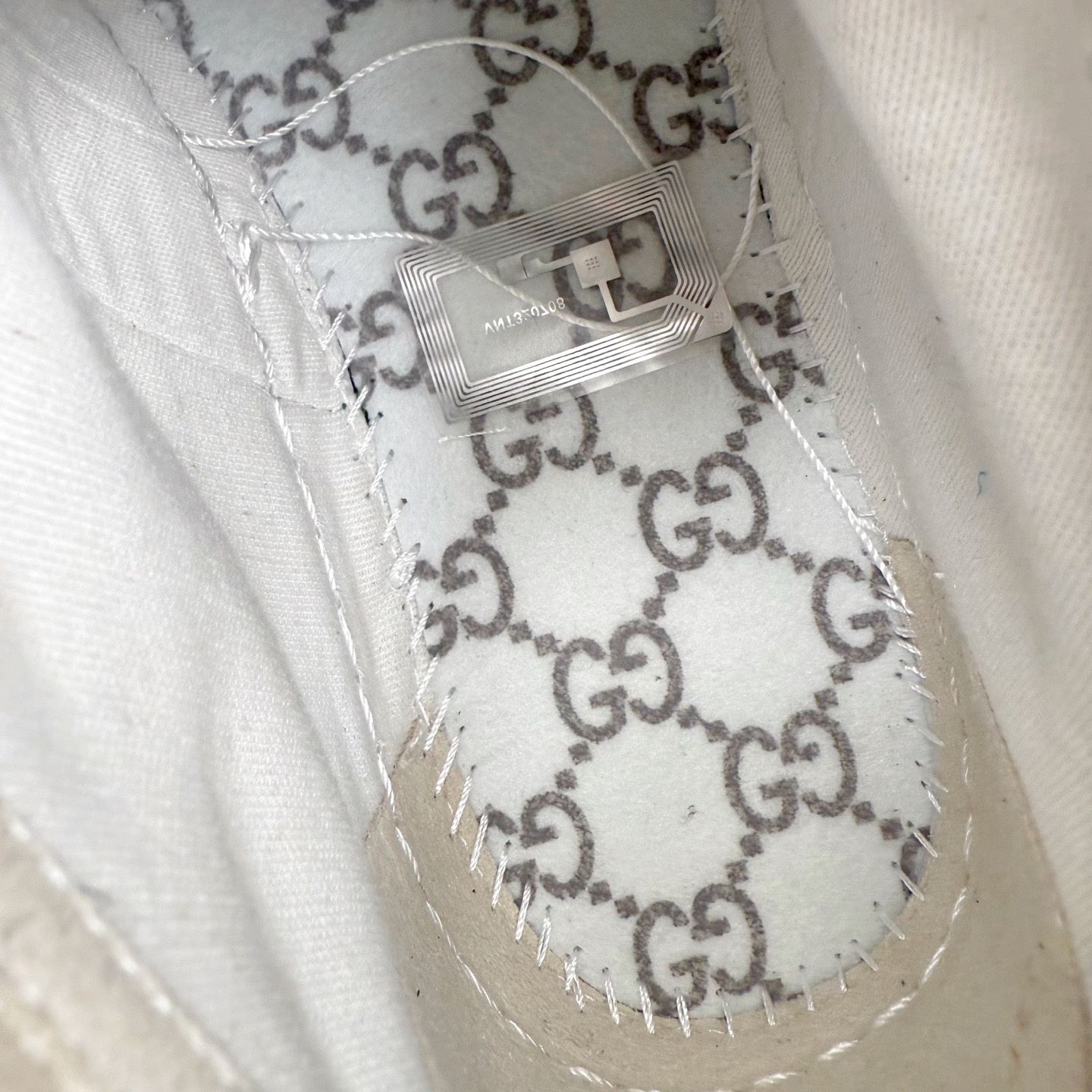 GUCCI古驰 高筒 牛皮 皮革 复古 圆头抽绳  生活休闲鞋 男款 女款  白色 221825 ADFX0 9060