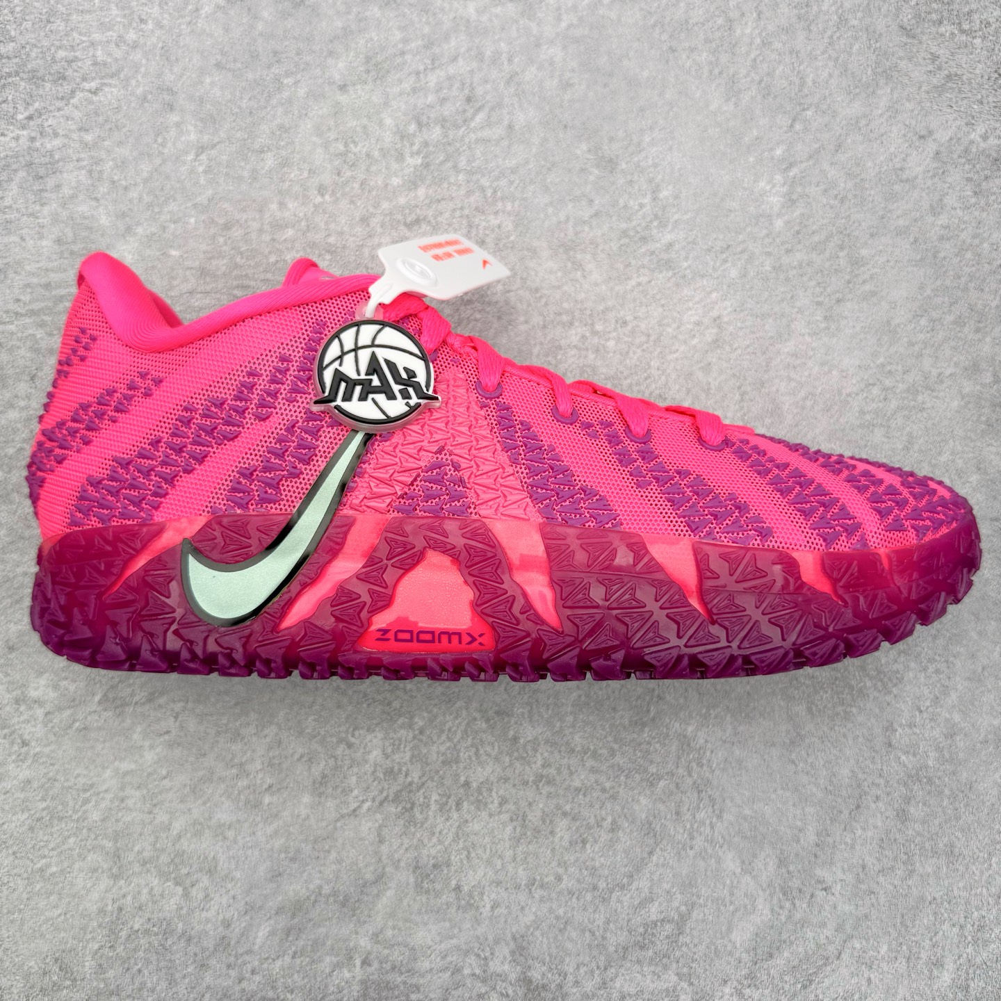 灭世 MAX Nike Zoom JA3 三代 低筒 前後氣墊 耐磨透氣 實戰籃球鞋 波鞋 球鞋 男鞋 波鞋 粉紫 HF2794-600