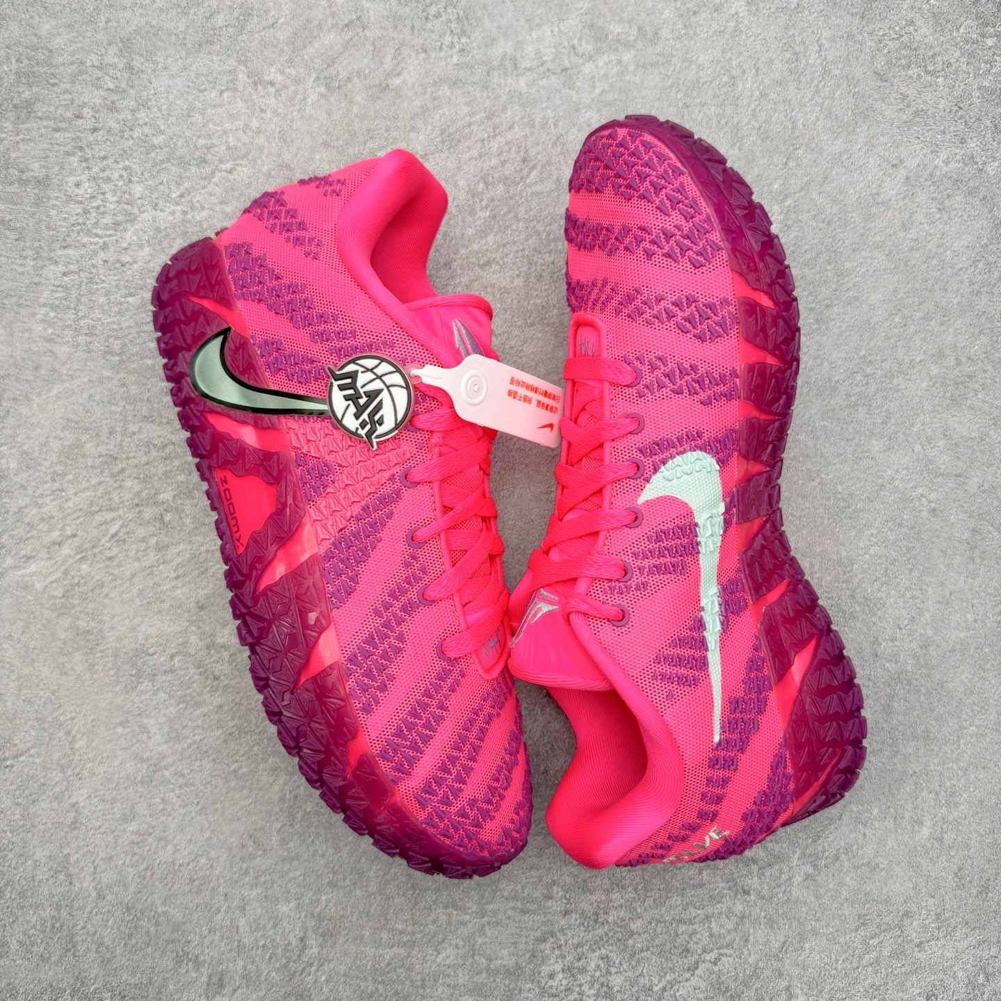 灭世 MAX Nike Zoom JA3 三代 低筒 前後氣墊 耐磨透氣 實戰籃球鞋 波鞋 球鞋 男鞋 波鞋 粉紫 HF2794-600