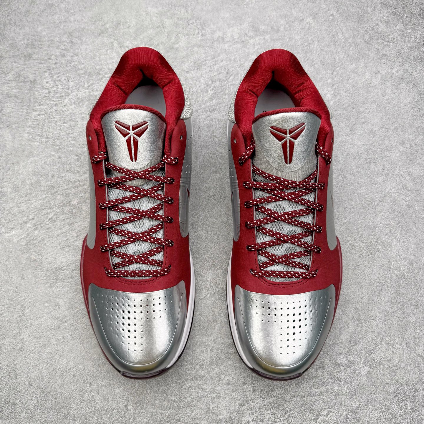 S2 Kobe5  科比 5  前掌气垫 后掌EVA 籃球鞋 球鞋 實戰鞋  真碳板  波鞋  高中母校 银红 IM0557-001