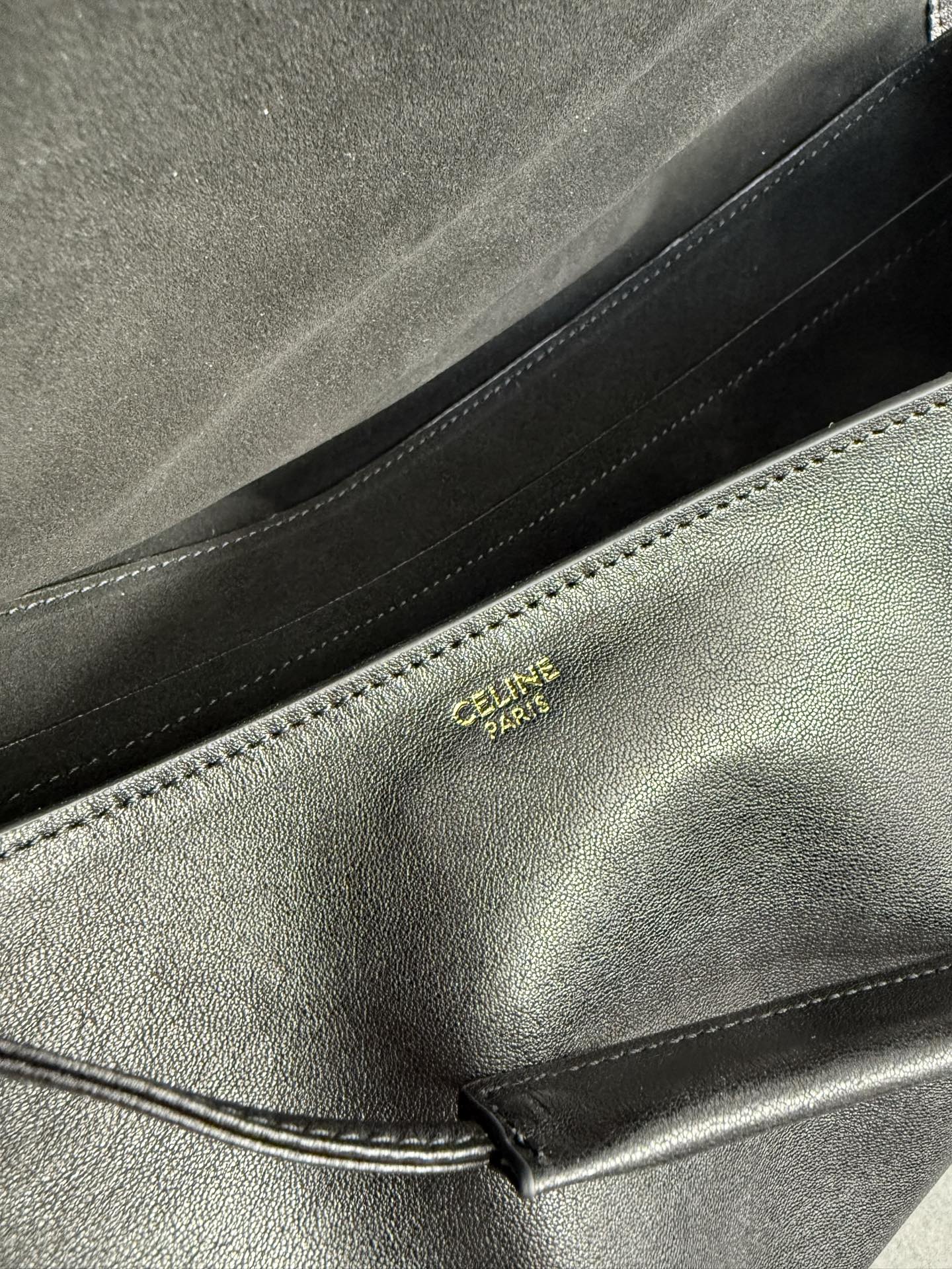 CELINE Triomphe  赛琳 托特包 手提包 单肩包 斜挎包 黑色 124142T88-38NO