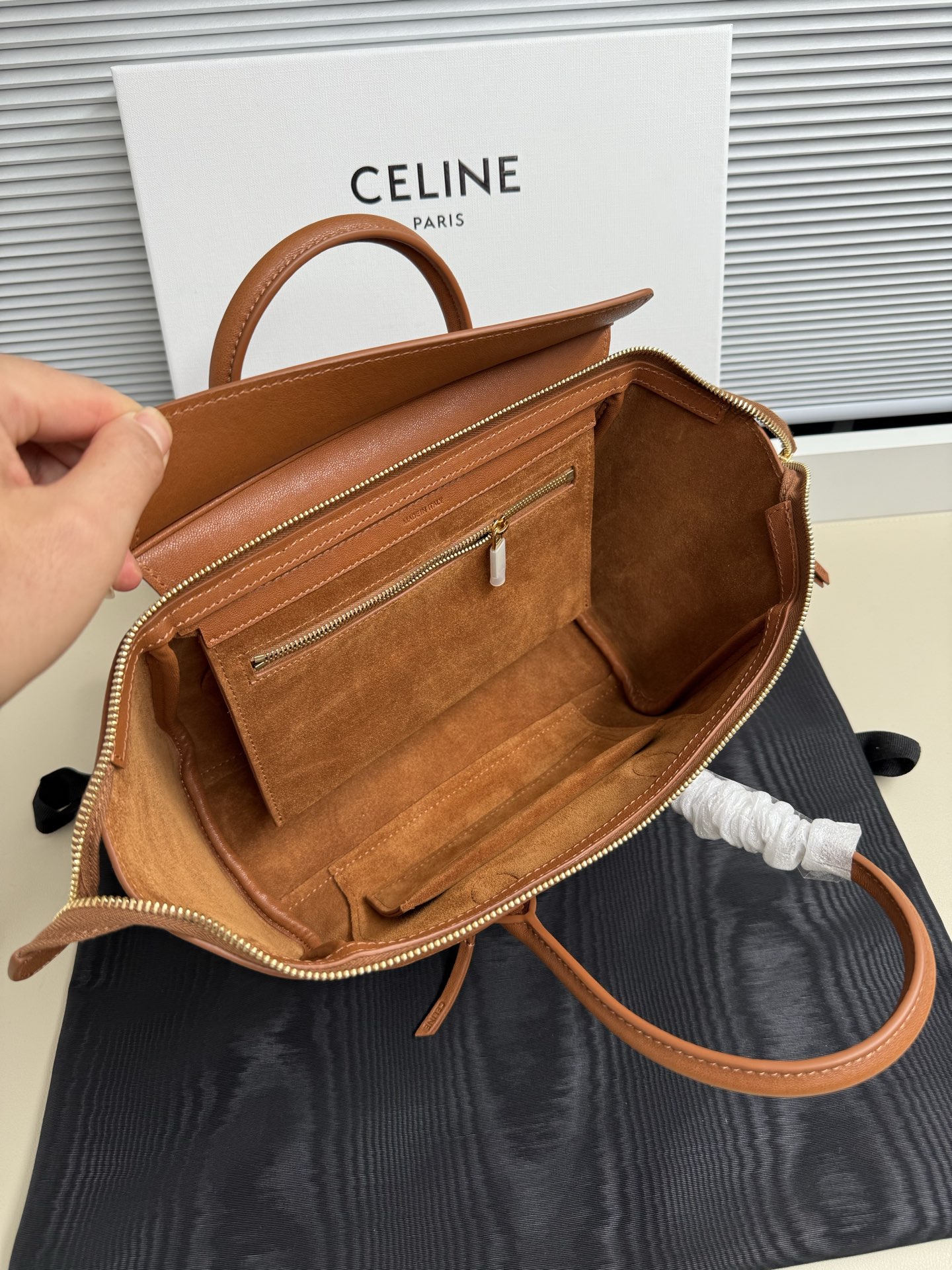 CELINE Luggage 赛琳 托特包 手提包 单肩包 斜挎包 棕色 L100E3GW2