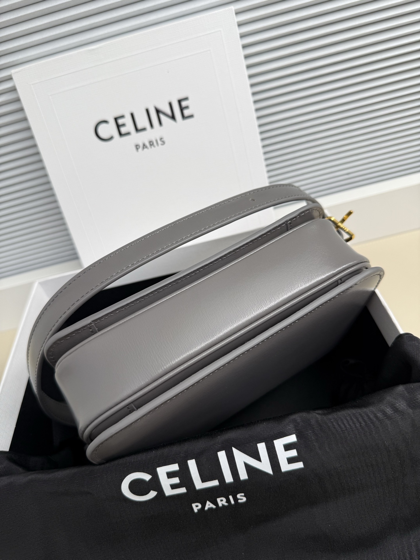 CELINE Luggage 赛琳 托特包 手提包 单肩包 斜挎包 灰色 188423BF4-10BL
