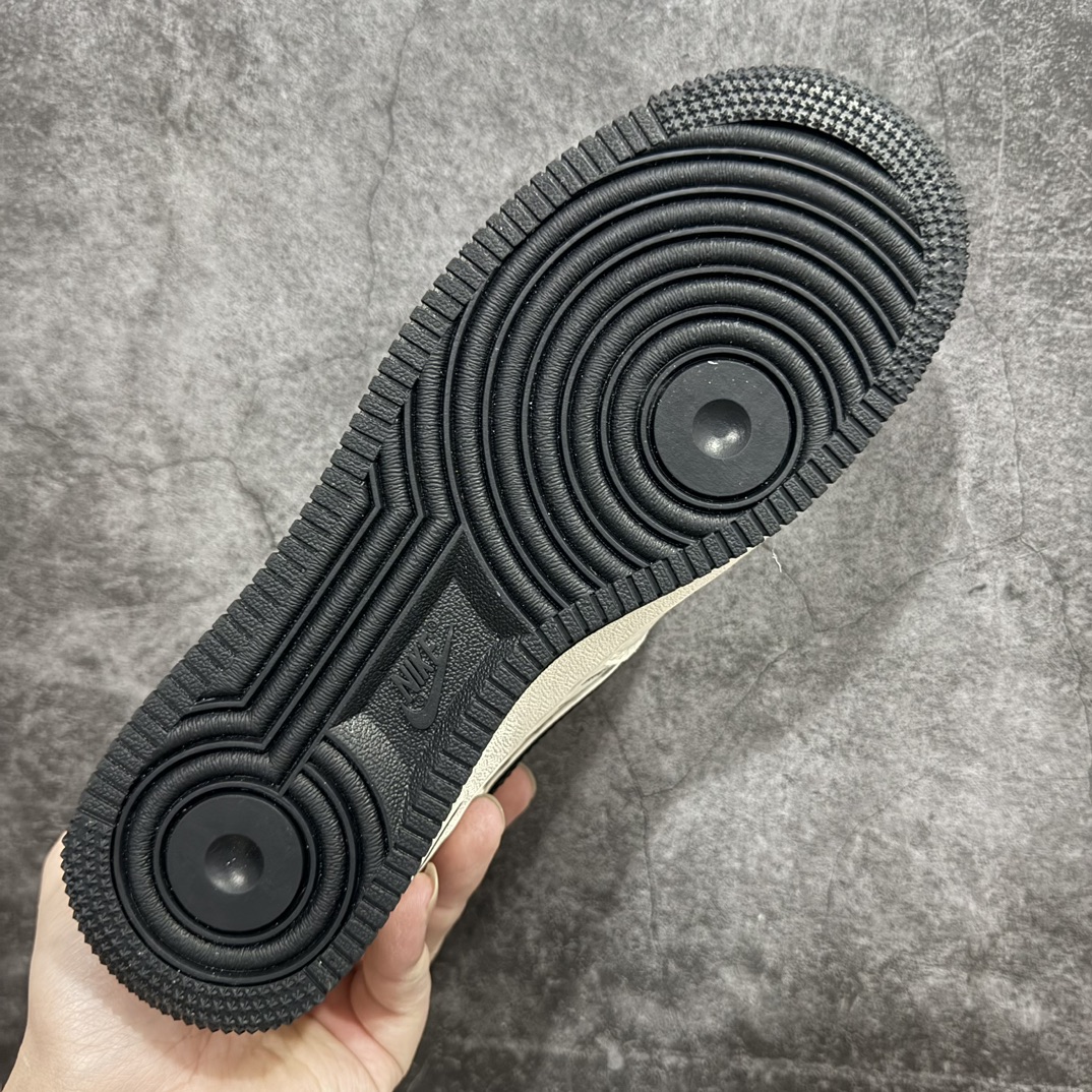 Stussy Air Force 1 Low  斯图西 低筒 空军一号 休闲鞋 板鞋 男鞋 女鞋  米黑英文银边 XZ3328-506