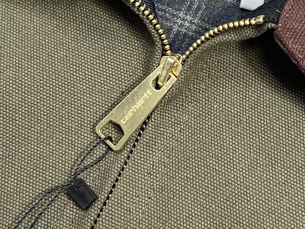 皮标宽松 Carhartt 卡哈特 J97 JACKET 工装经典款底特律帆布毛 毯衬里 翻领夹克 男女同款 （水洗） 