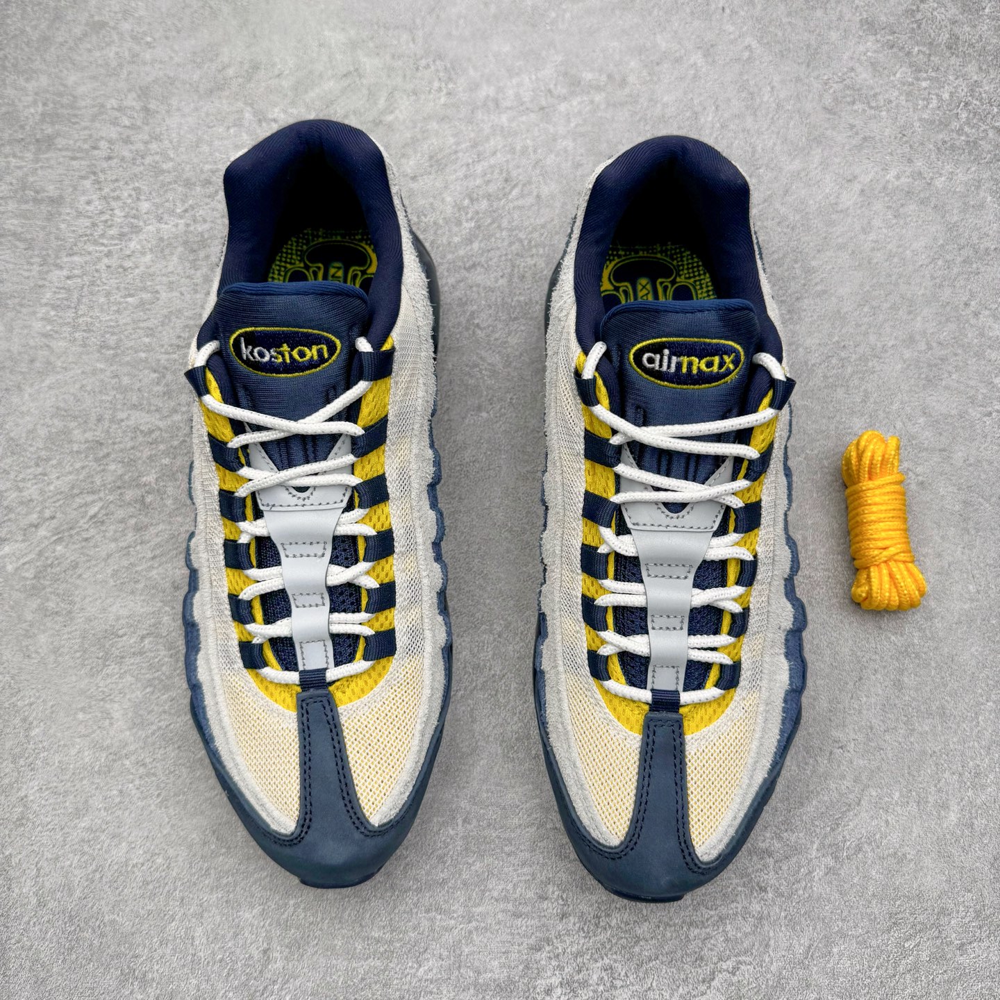 升级最终版Eric Koston x  Nike Air Max 95 "Obsidian and Speed Yellow   低筒 网布防滑 运动鞋 休闲鞋 球鞋 男鞋 波鞋蓝白 HQ8492-400