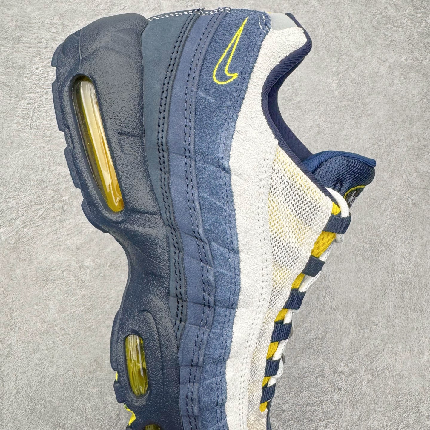 升级最终版Eric Koston x  Nike Air Max 95 "Obsidian and Speed Yellow   低筒 网布防滑 运动鞋 休闲鞋 球鞋 男鞋 波鞋蓝白 HQ8492-400