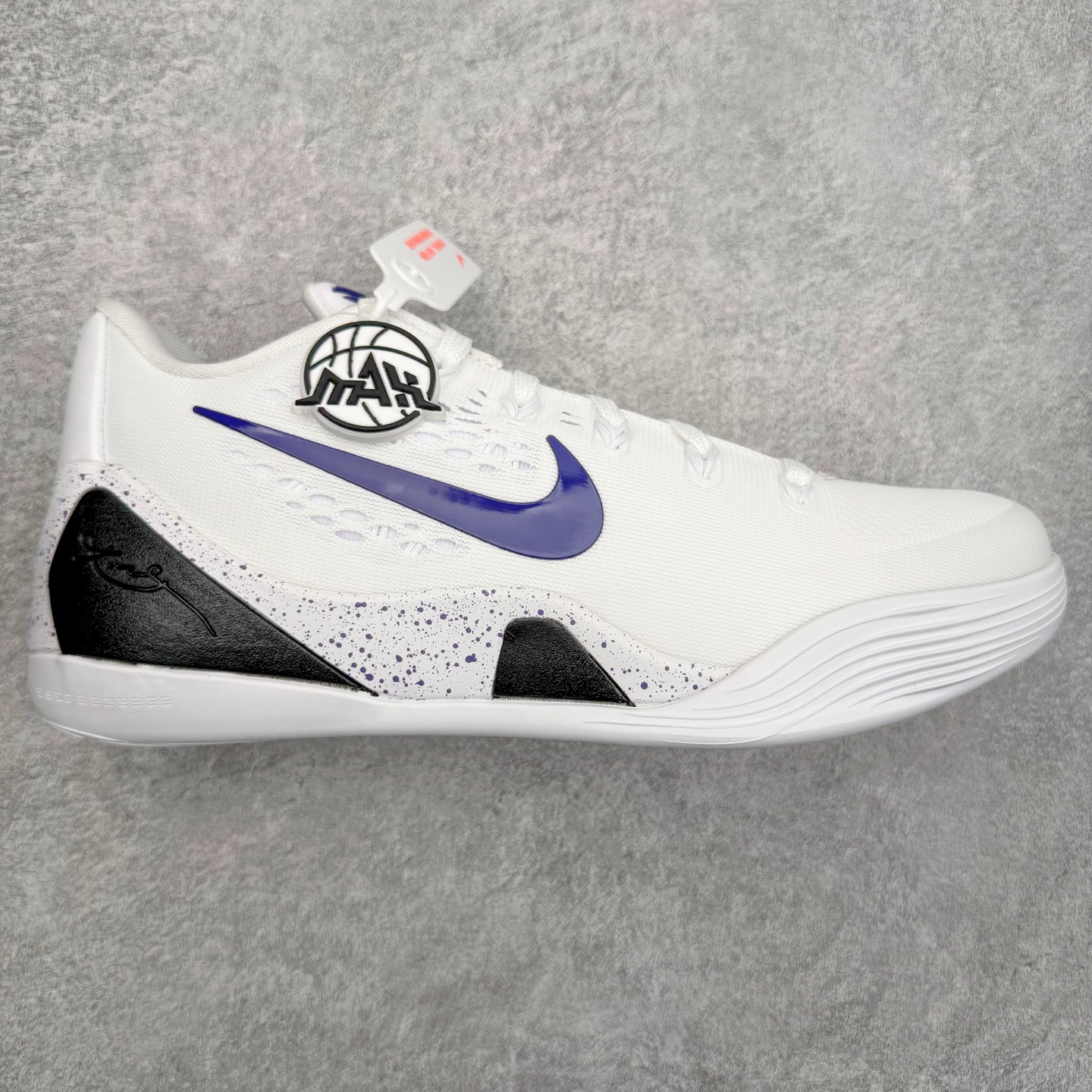 灭世MAX KOBE 9  EM  PE 科比9 低筒 篮球鞋 实战鞋 球鞋 男鞋 波鞋 白紫 IH1401-100