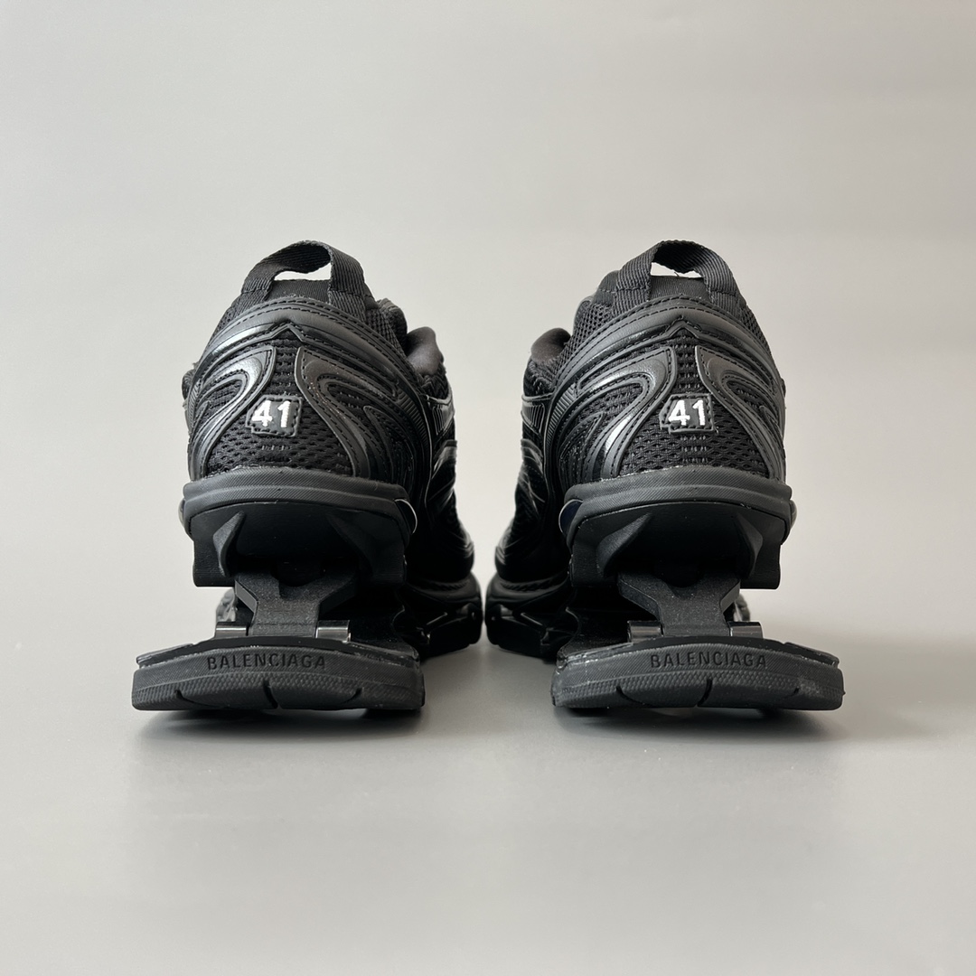 Balenciaga 巴黎世家X-Pander 网布 系带 做旧 低筒 老爹鞋 运动 复古板鞋 休闲鞋 男鞋 女鞋 黑色高跟