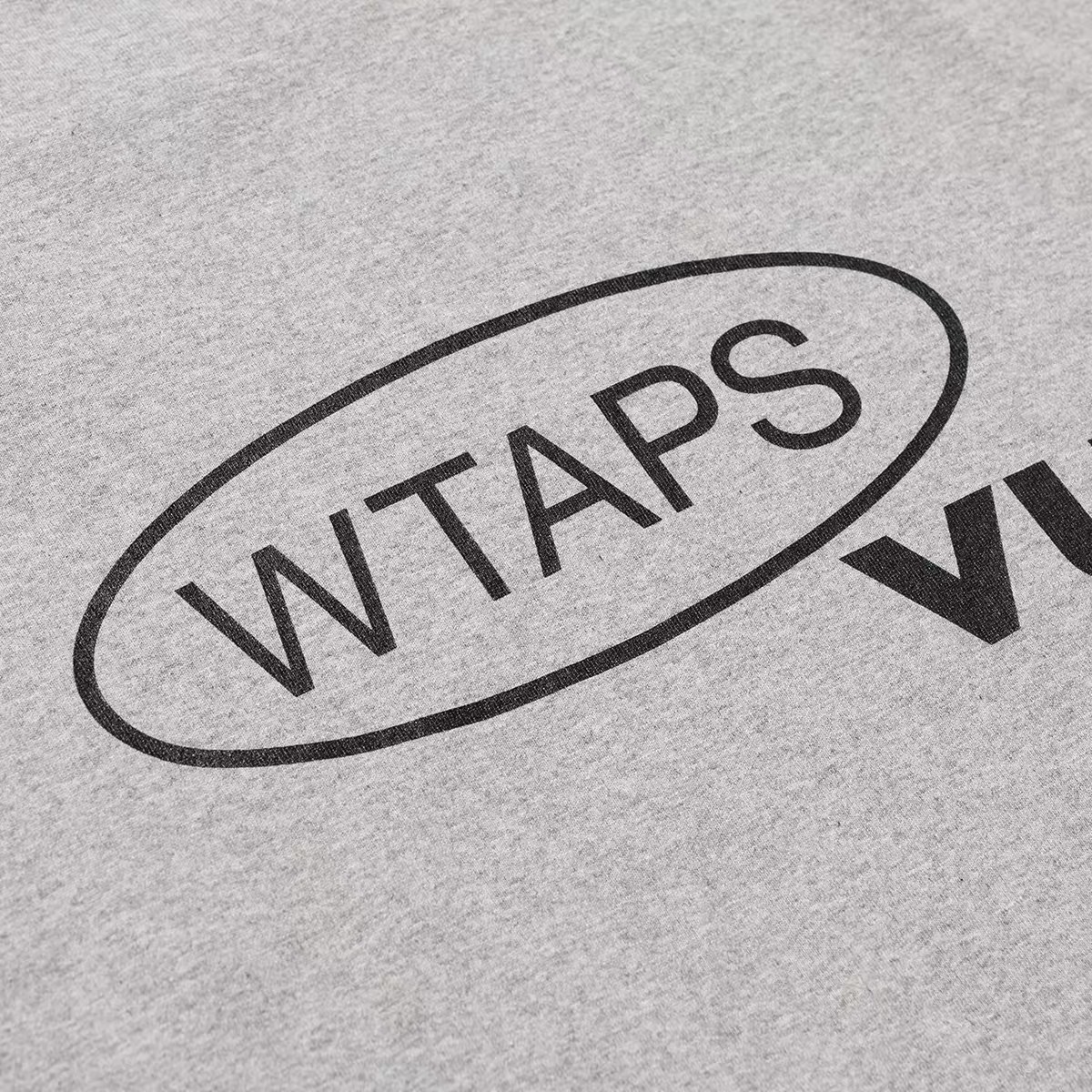 WTAPS DOT SIGHT LS COTTON 略宽廓形长袖T恤 黑色 白色 灰色 A5 