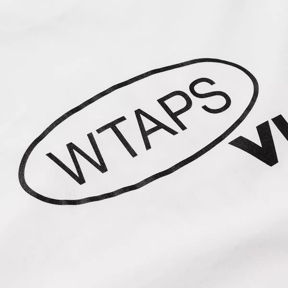 WTAPS DOT SIGHT LS COTTON 略宽廓形长袖T恤 黑色 白色 灰色 A5 