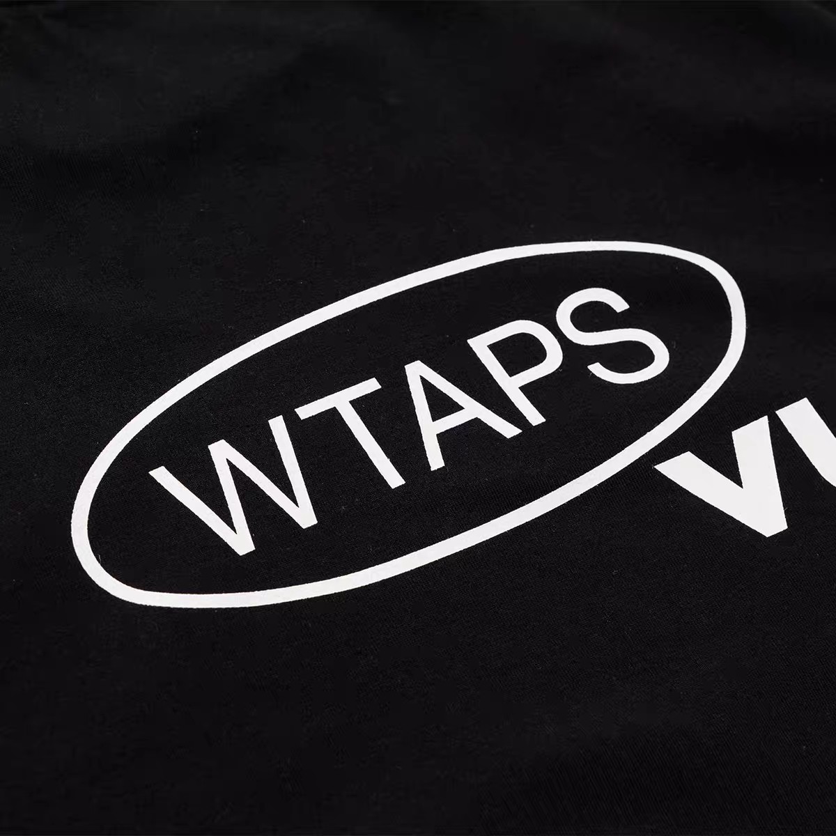 WTAPS DOT SIGHT LS COTTON 略宽廓形长袖T恤 黑色 白色 灰色 A5 