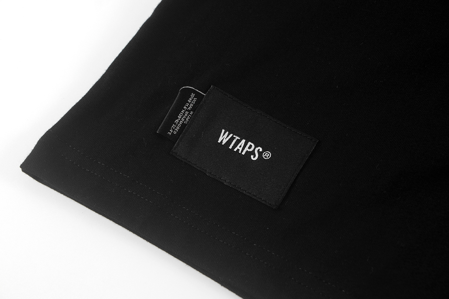 WTAPS DOT SIGHT LS COTTON 略宽廓形长袖T恤 黑色 白色 灰色 A5 