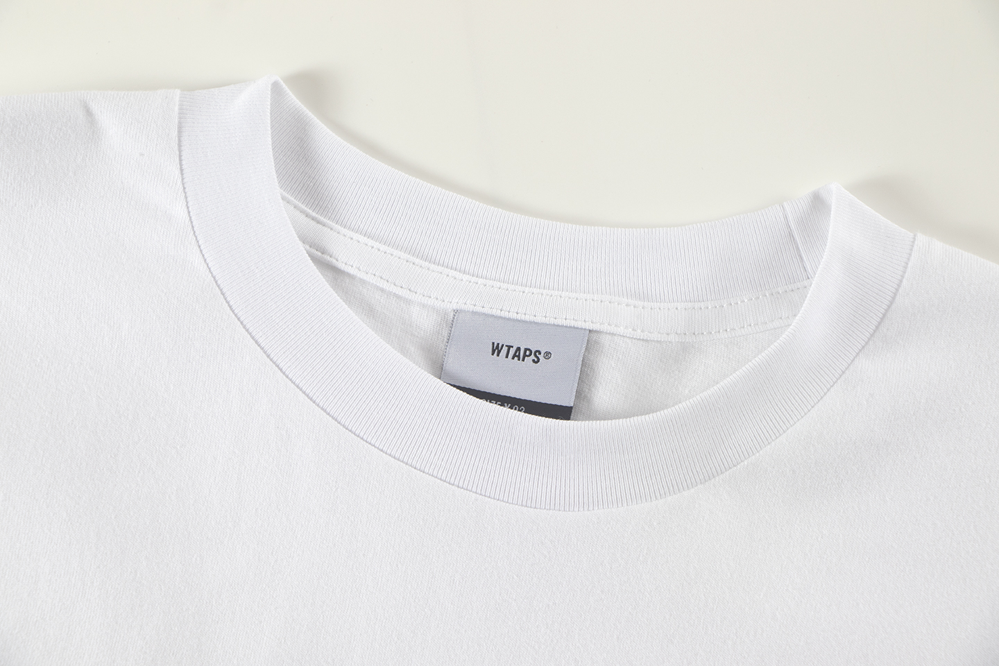 WTAPS DOT SIGHT LS COTTON 略宽廓形长袖T恤 黑色 白色 灰色 A5 