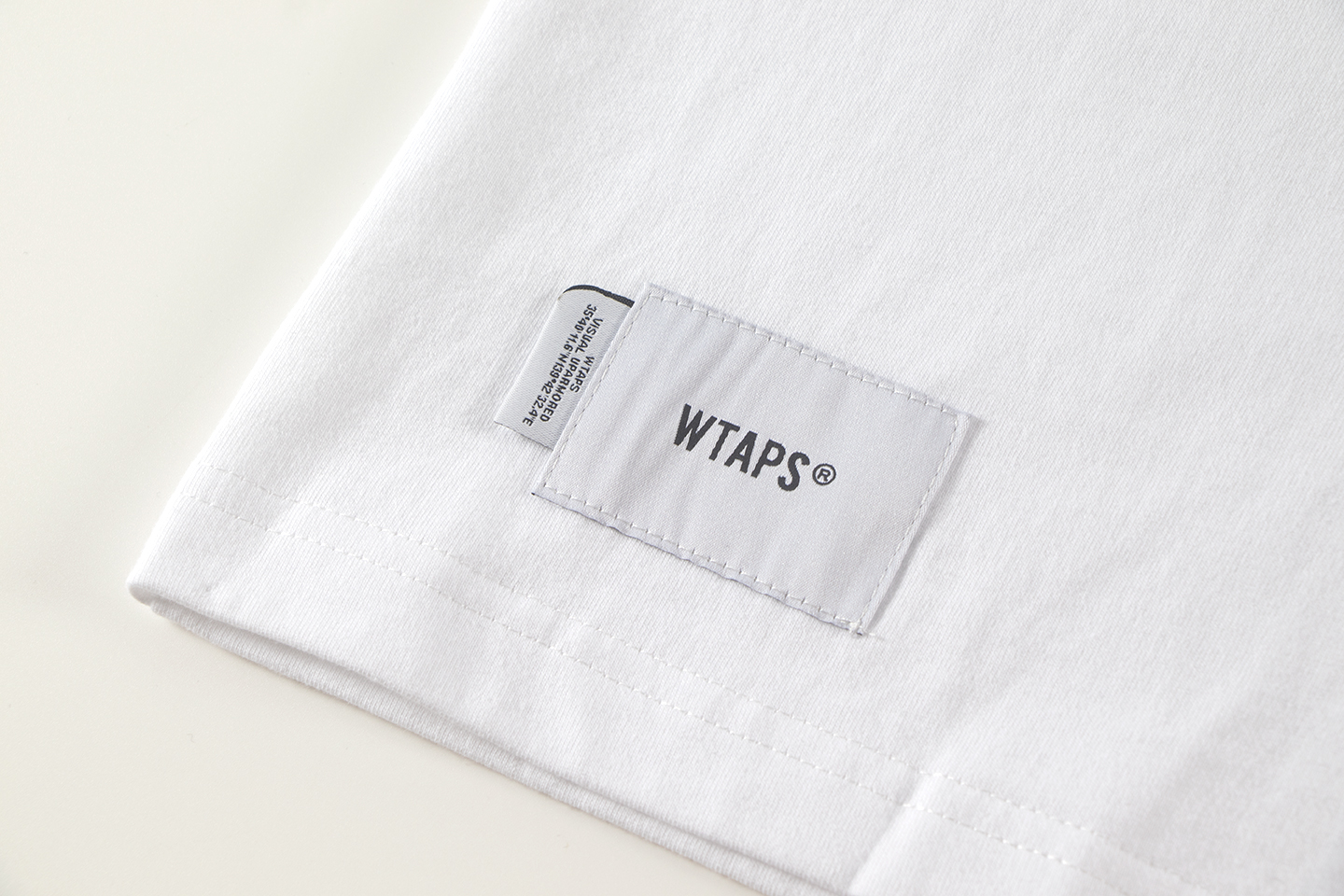 WTAPS DOT SIGHT LS COTTON 略宽廓形长袖T恤 黑色 白色 灰色 A5 