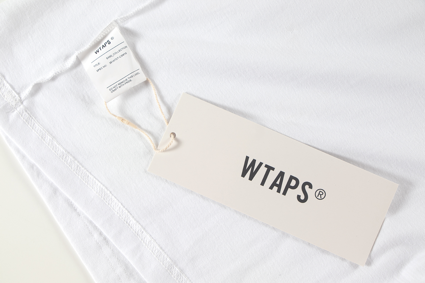 WTAPS DOT SIGHT LS COTTON 略宽廓形长袖T恤 黑色 白色 灰色 A5 