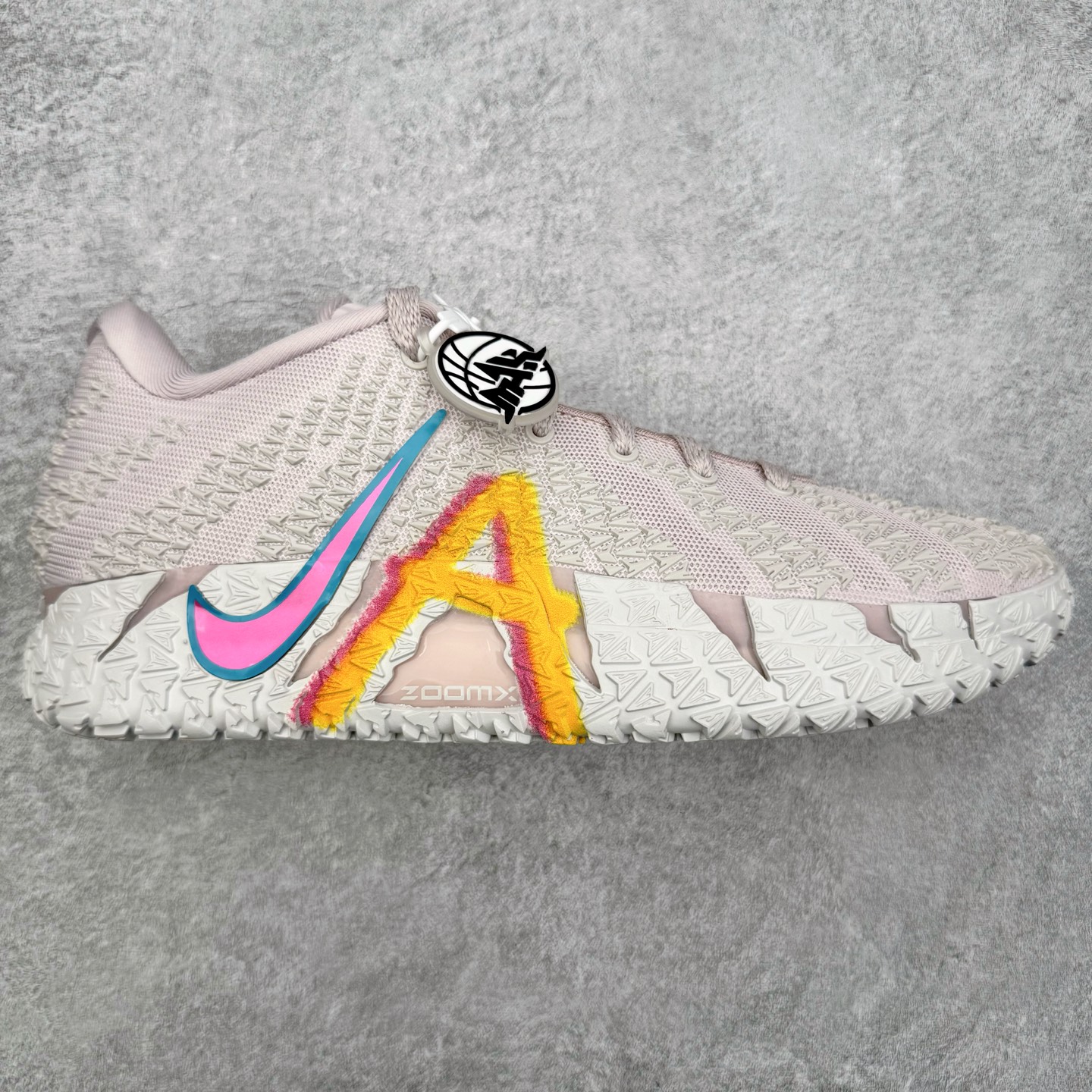 灭世 MAX Nike Zoom JA3 三代 低筒 前後氣墊 耐磨透氣 實戰籃球鞋 波鞋 球鞋 男鞋 波鞋  浅粉 IH2374-001