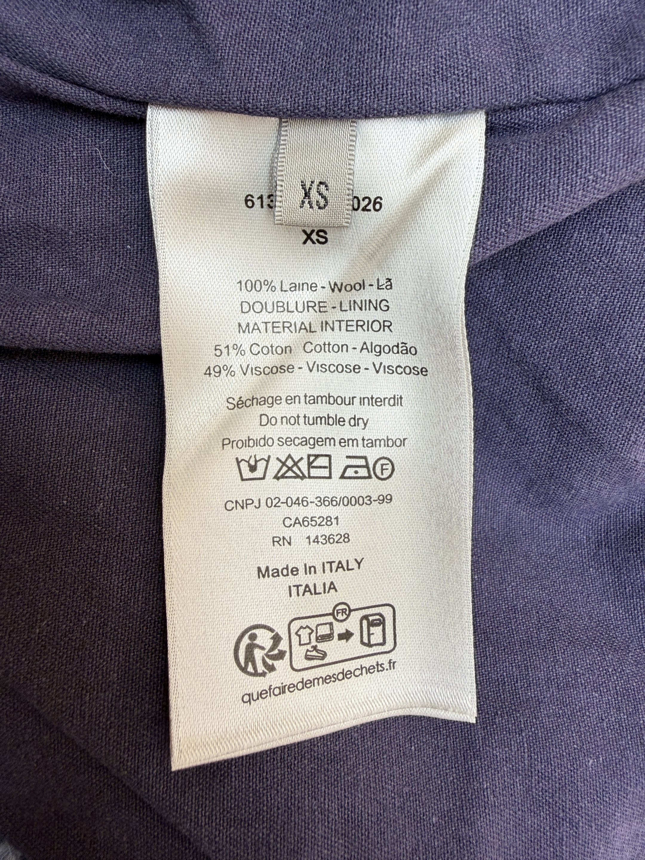 DIOR 迪奥 羊毛印花罗纹拉链针织衫 外套 长袖  蓝色