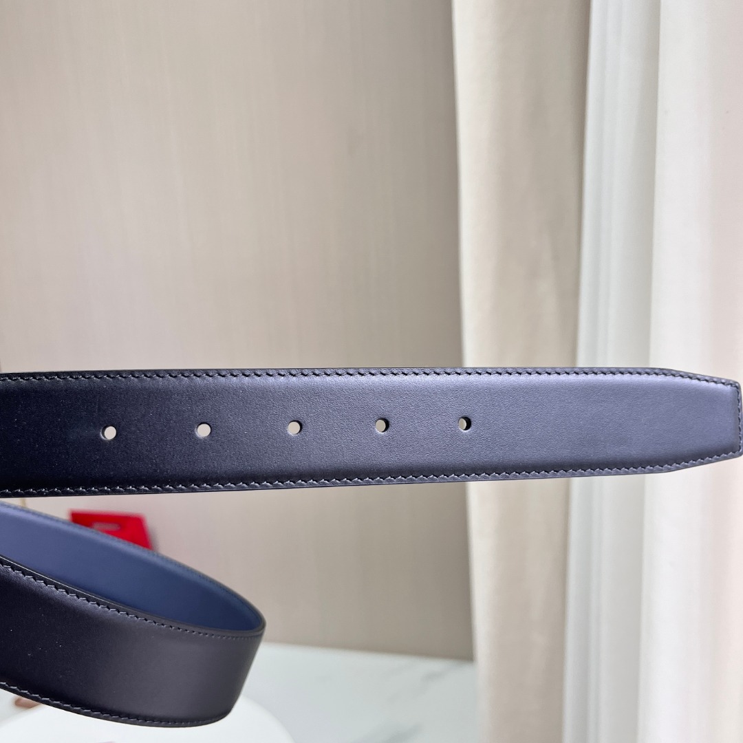 Ferragamo 菲拉格慕 男士 头层皮 皮带 