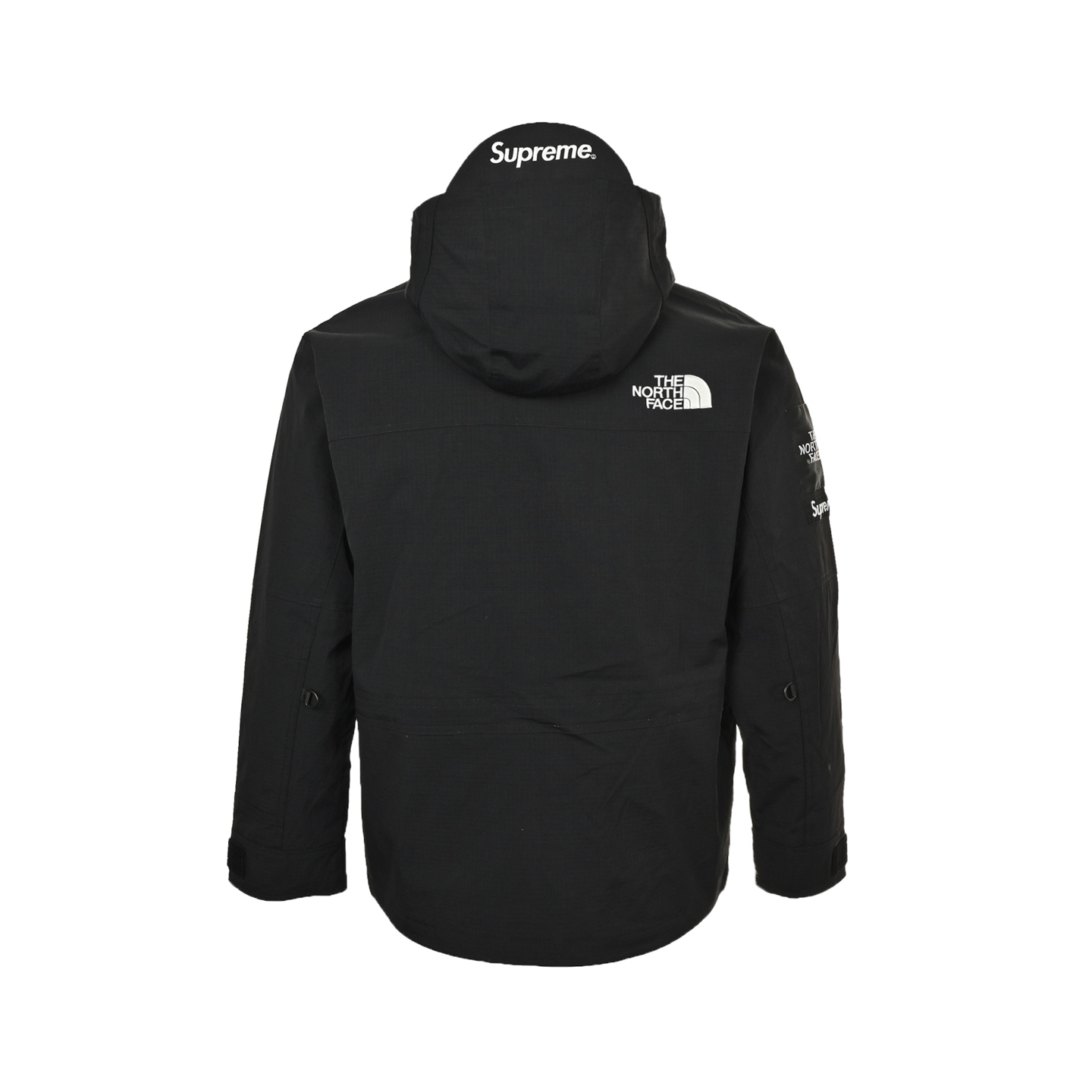 Supreme The North Face 18Fw Expedition   Jacket  聯名款  拼接 连帽冲锋衣 夾克 防水 防風 外套 男款 女款 黑色 SUP-FW18-1015