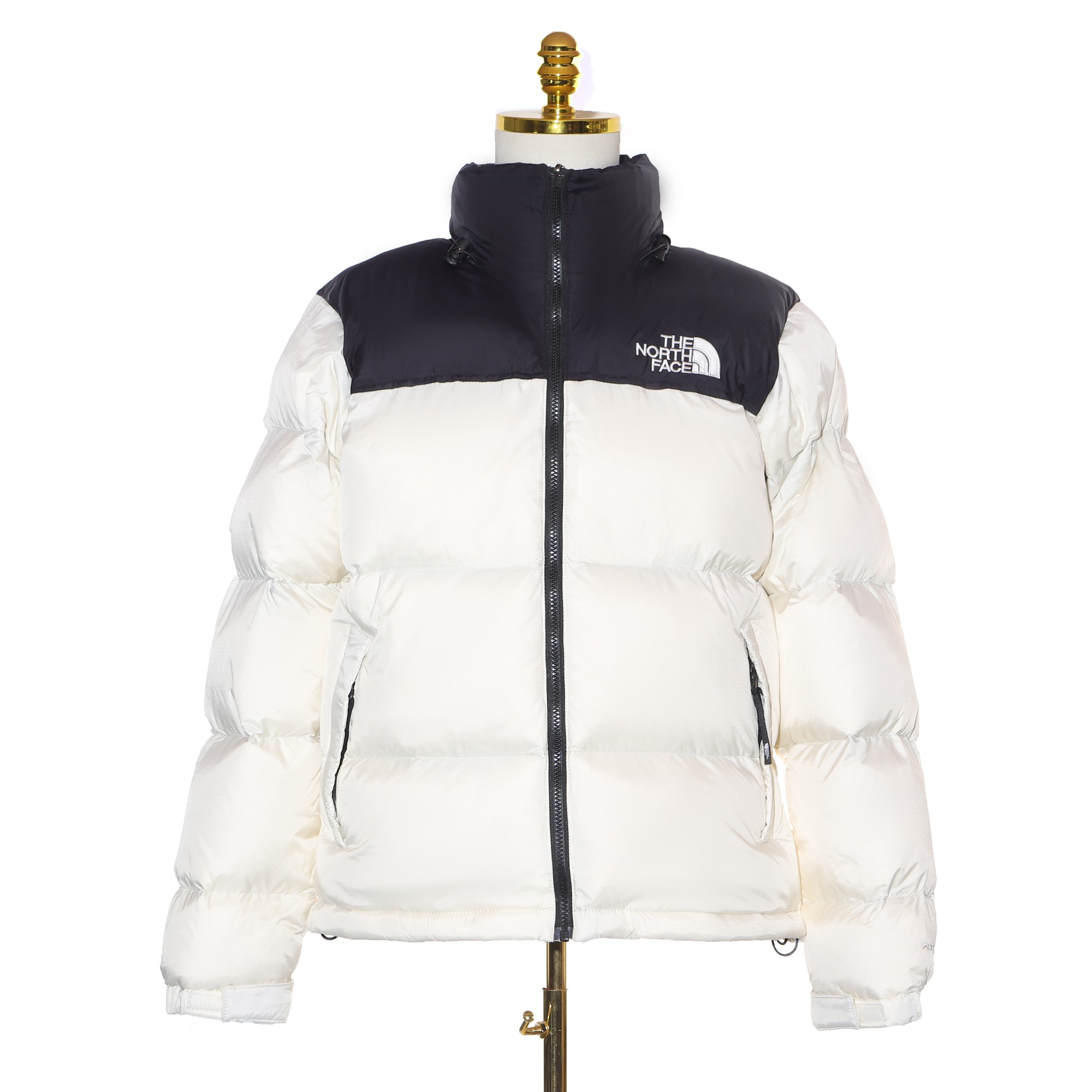 升级版 The North Face 1996  防水 防風 保暖長袖 外套 風摟 男款 女款 700羽绒 米白