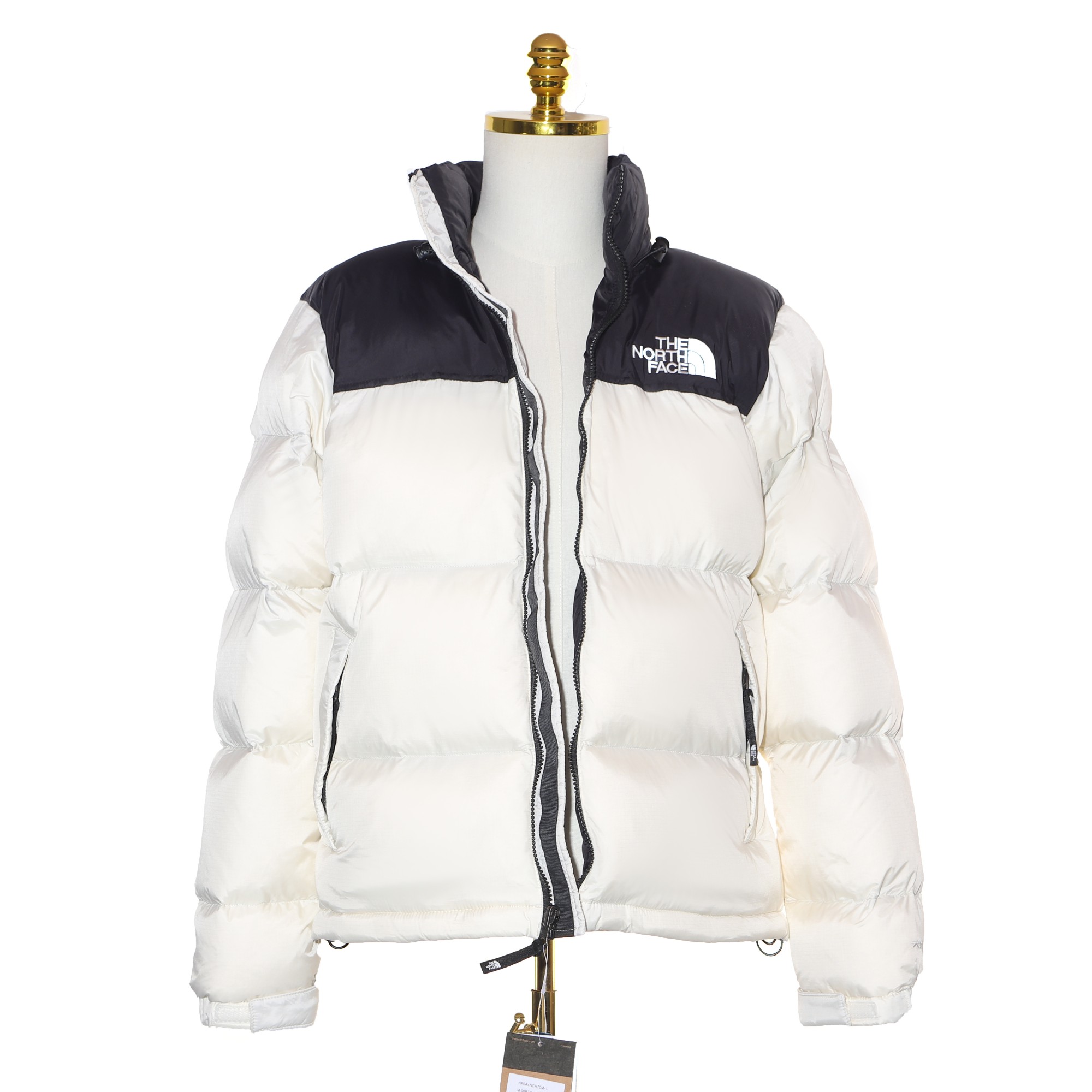 升级版 The North Face 1996  防水 防風 保暖長袖 外套 風摟 男款 女款 700羽绒 米白