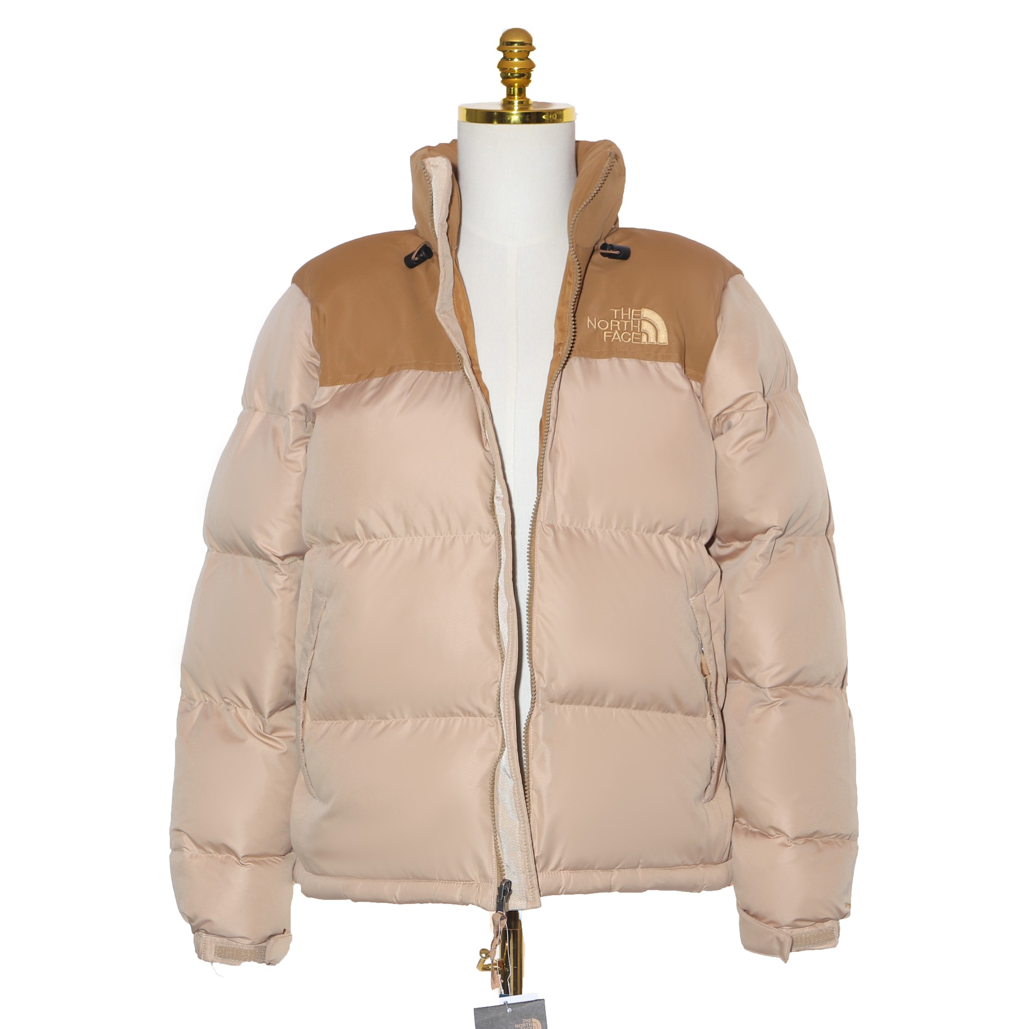 升级版 The North Face 1996  防水 防風 保暖長袖 外套 風摟 男款 女款600羽绒 奶茶棕